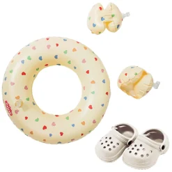 Poppen zwemset Hartjesconfetti, 35-45 cm>Heless Outlet