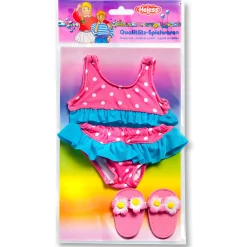 Poppenbikini met Slippers, 28-35 cm>Heless New
