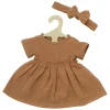 Heless Poppenjurk Bruin met Ruches, 35-45 cm Clearance