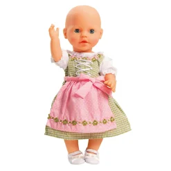 Poppenjurk Groen en Roze, 35-45 cm>Heless Online