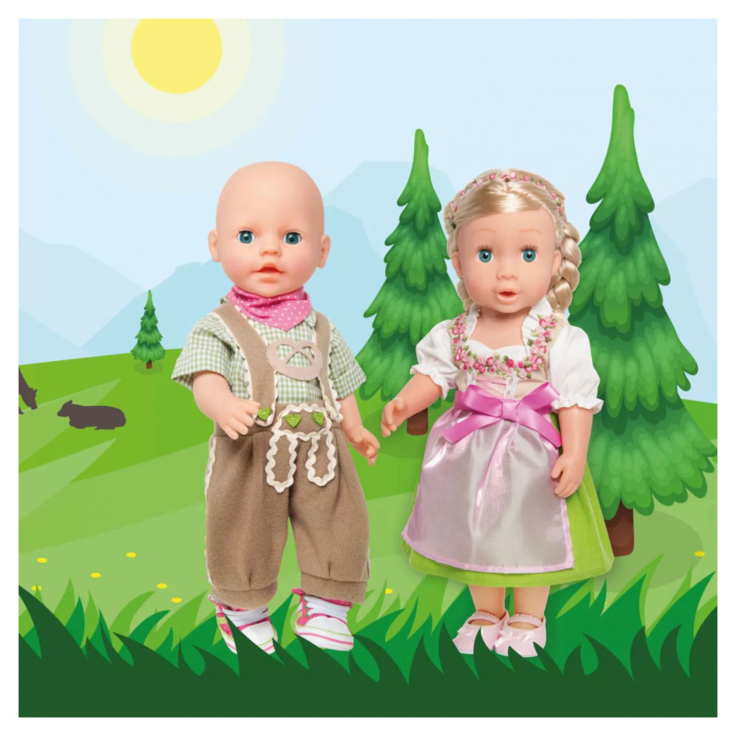 Heless Poppenjurk Heidi, 35-45 cm Clearance