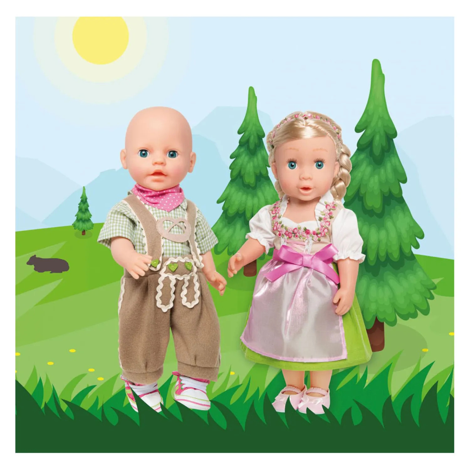 Heless Poppenjurk Heidi, 28-35 cm New