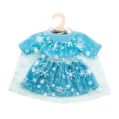 Poppenjurk IJsprinses met Cape, 35-45 cm-Heless Hot