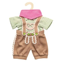 Heless Poppenkleding Lederhosen met Overhemd en Sjaal,35-45 cm Sale