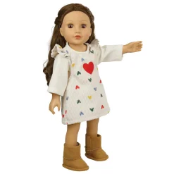 Heless Poppenlaarsjes Suede, 30-34 cm Sale