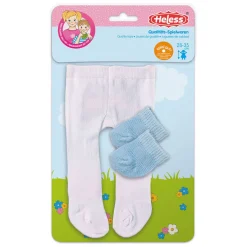Poppenmaillot met Sokken - Wit, 28-35 cm>Heless Sale