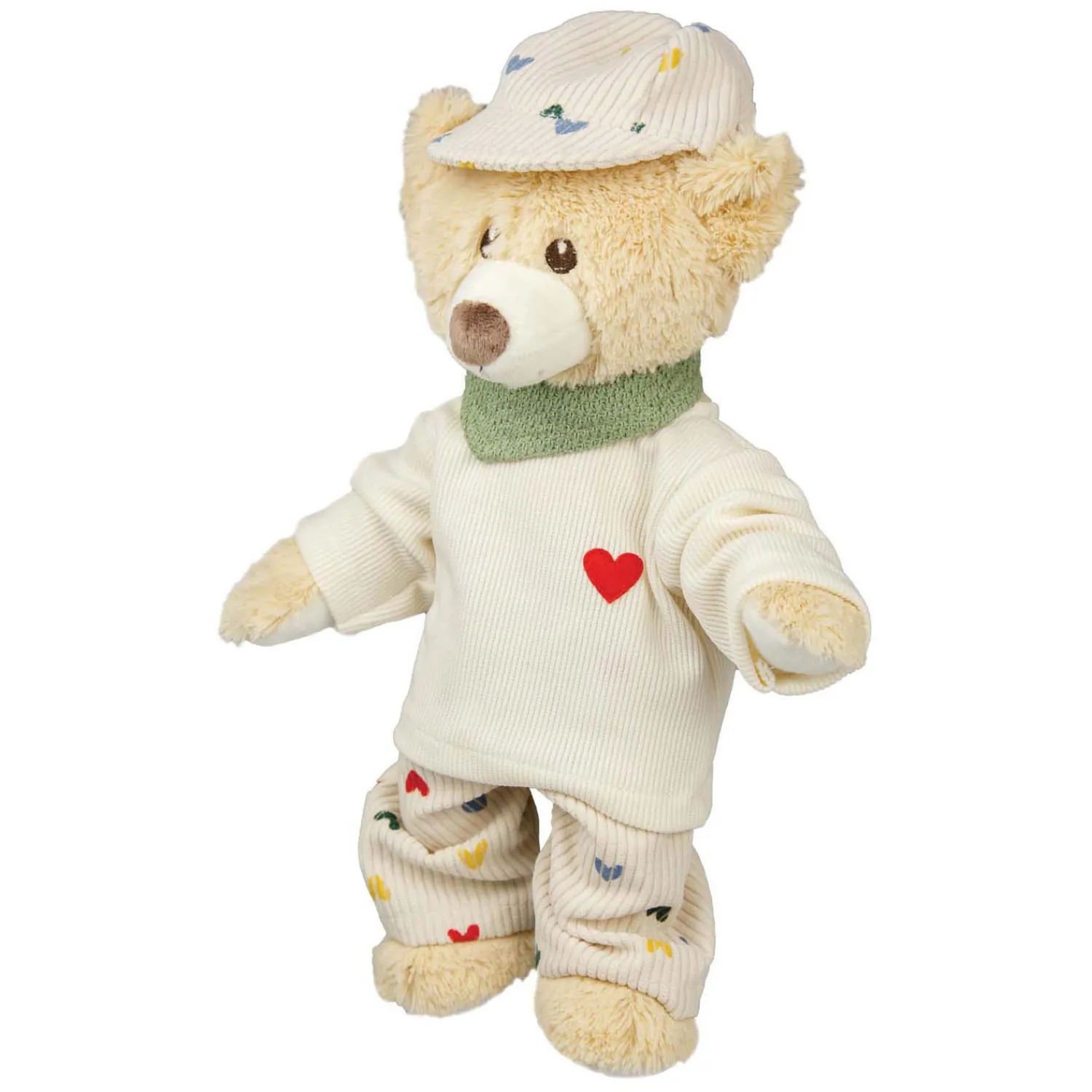 Poppenmuts Hartjesconfetti, 35-45 cm>Heless New