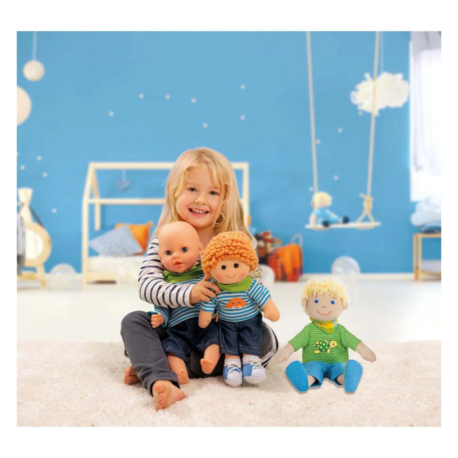 Poppenoutfit Jongen, 35-45 cm-Heless New