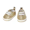 Poppensneakers Glitter Goud, 38-45 cm>Heless New