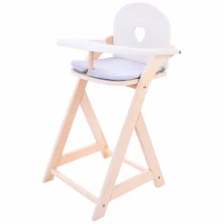 Poppenstoel Grijs/Wit Hot