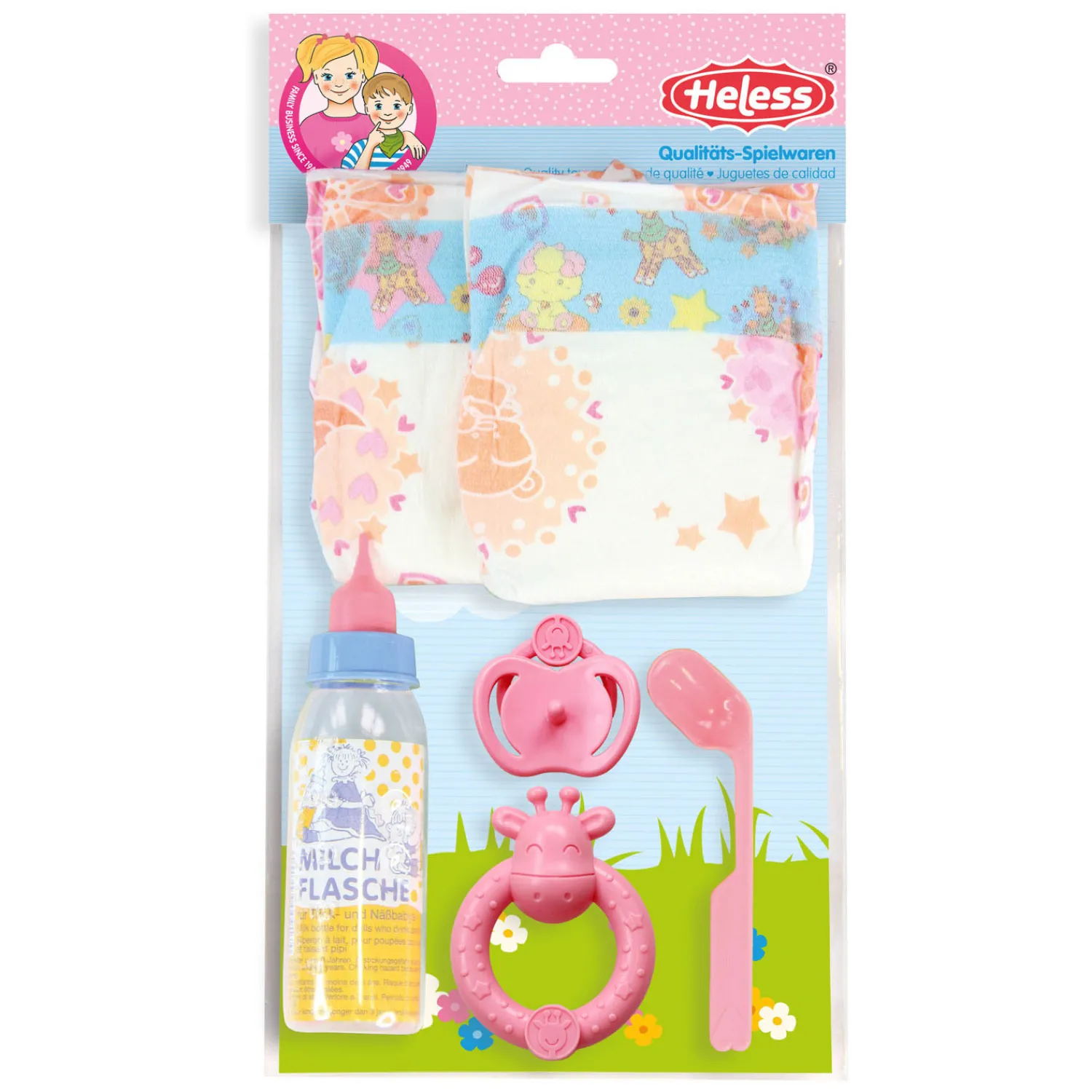 Poppenverzorging Accessoires Set, 6dlg.>Heless Discount