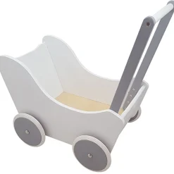 Poppenwagen Wit/Zilver-Playwood Outlet