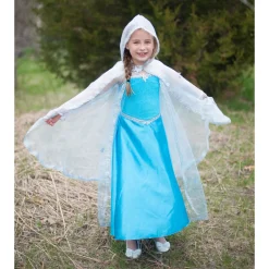 Prinsessen Cape Lichtblauw, 3-4 jaar>Great Pretenders New