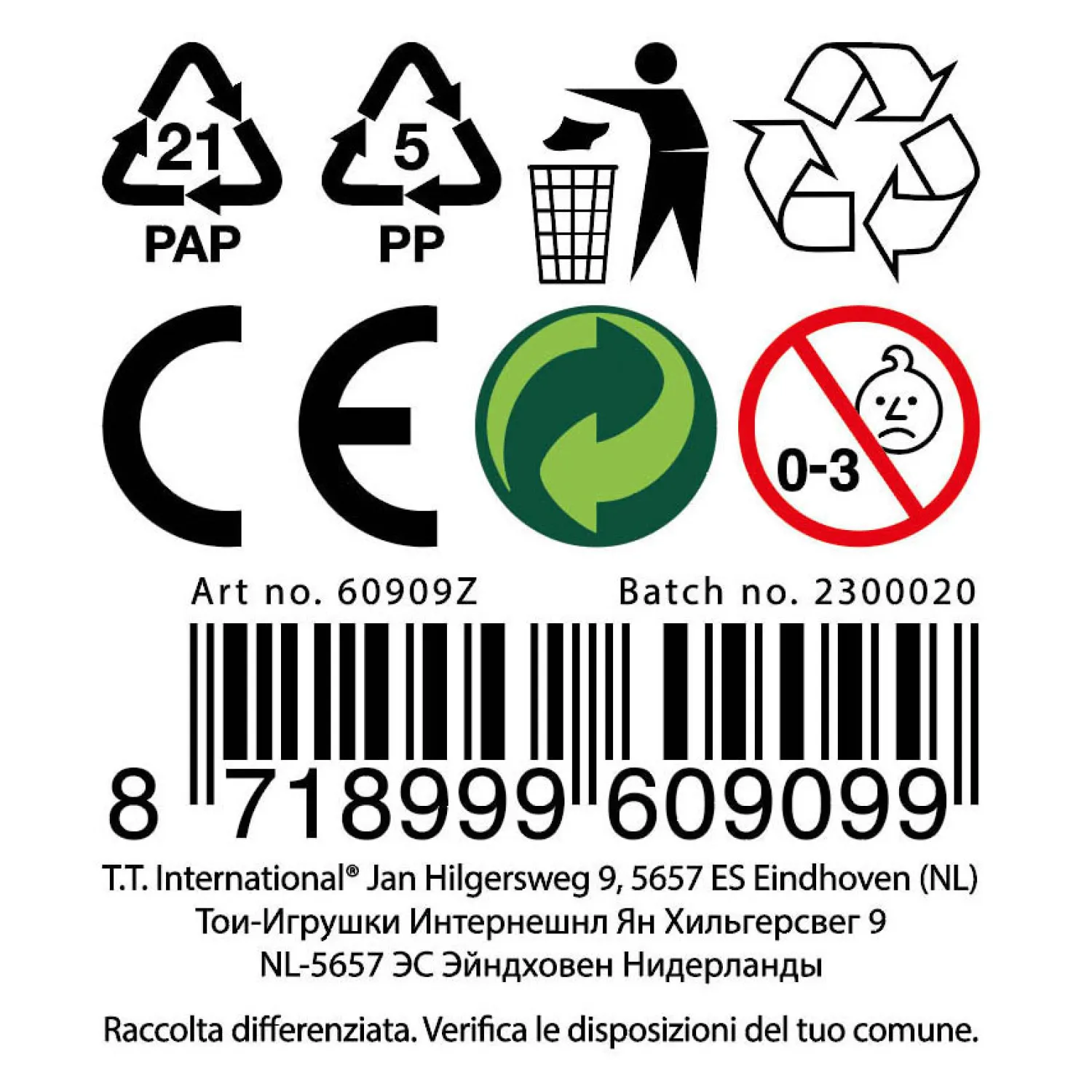 Toi-Toys Pro Sports Softex Voetbal in Netje New