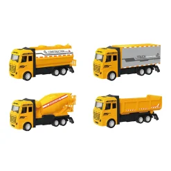 Pull Back Truck Geel- Discount