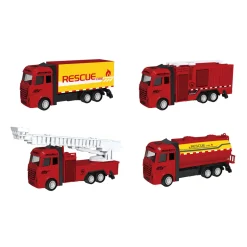 Pull Back Truck Rood> Hot