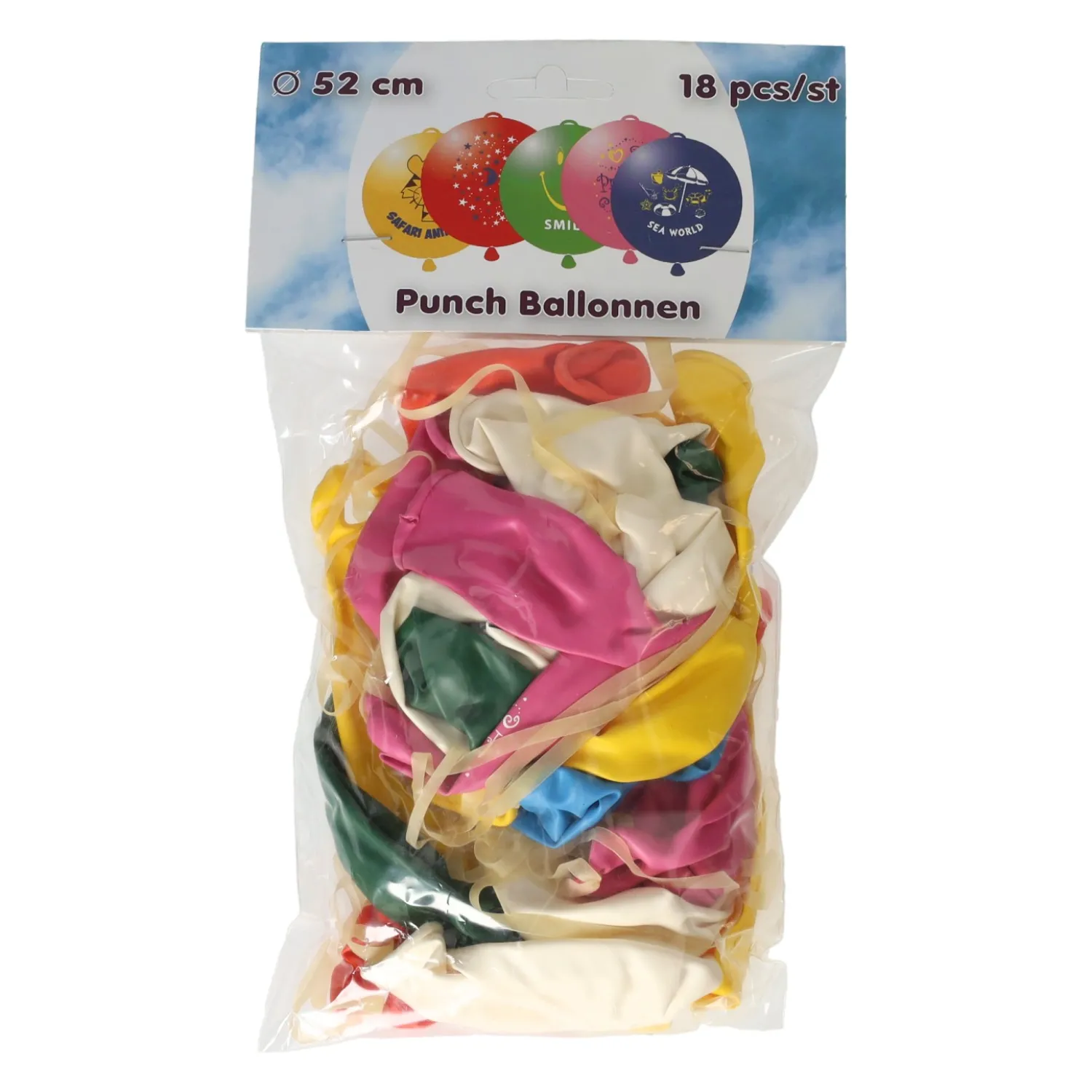 Punchballonnen, 18st.> Clearance
