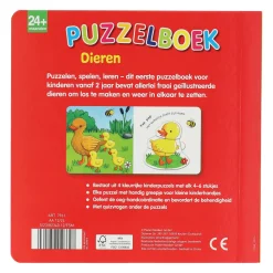 Puzzelboek Dieren - 4 Puzzels-Wins Holland Sale