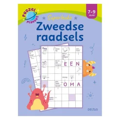 Puzzelplaneet - Superleuke Zweedse Raadsels 7-9 jaar-Deltas
