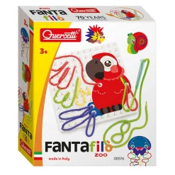 Fanta Filo Dierentuin Veters Rijgen, 14dlg.-Quercetti Best