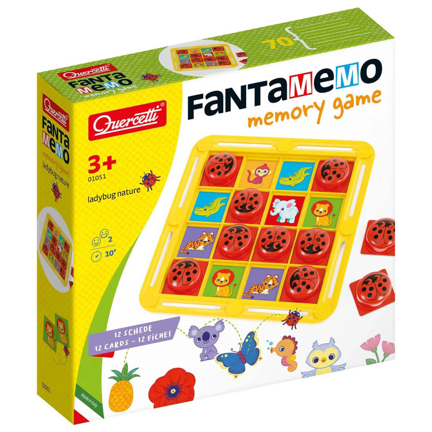 Fantamemo Spel Lieveheerstbeestje-Quercetti Hot