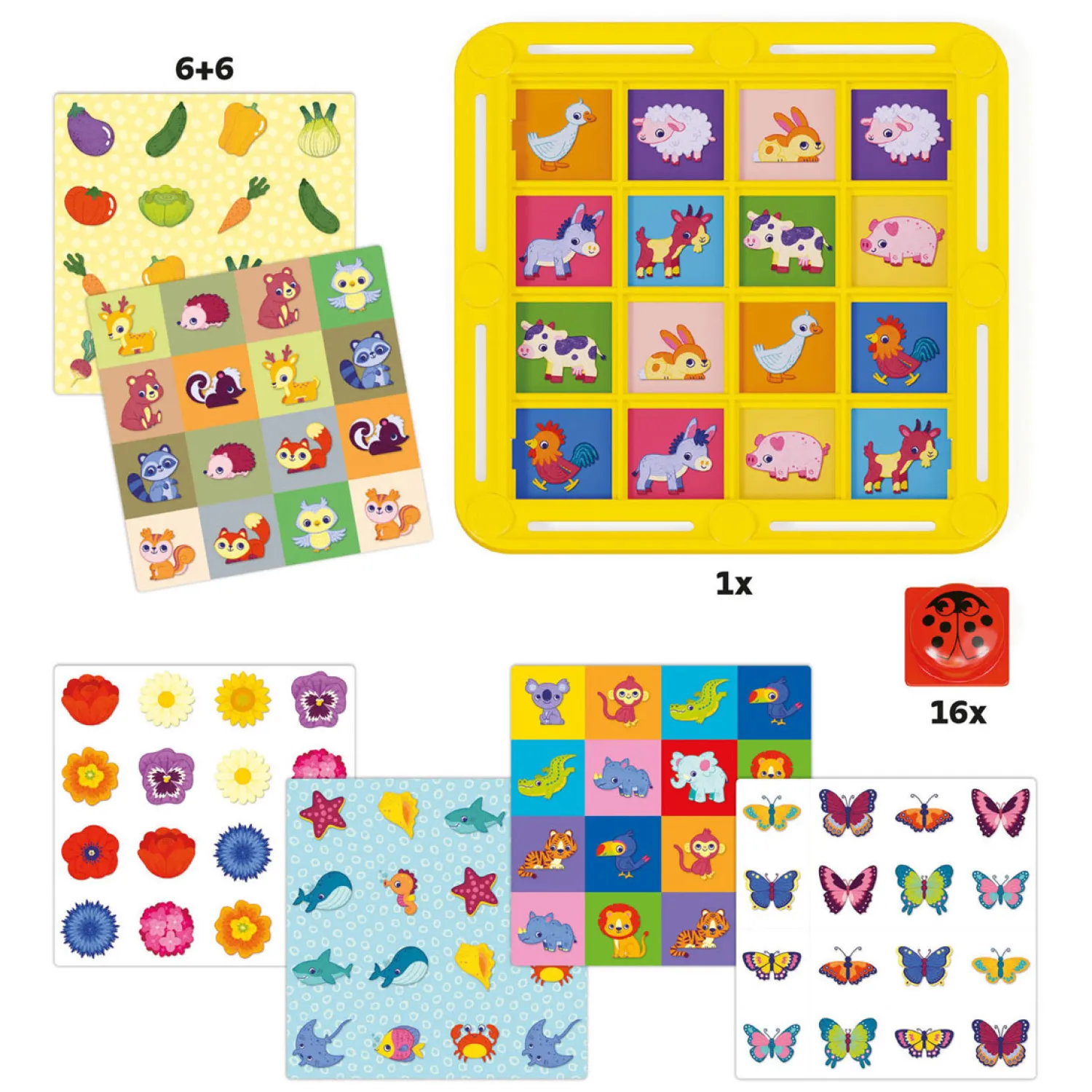 Fantamemo Spel Lieveheerstbeestje-Quercetti Hot