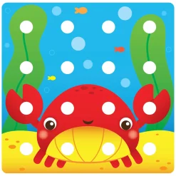 Quercetti Jumbo Peggy Evo Insteek Mozaïek, 41 Pins Best