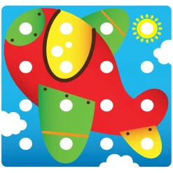 Quercetti Jumbo Peggy Evo Insteek Mozaïek, 41 Pins Best