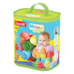 Quercetti Momy Soft Bouwblokken - 28dlg. Hot