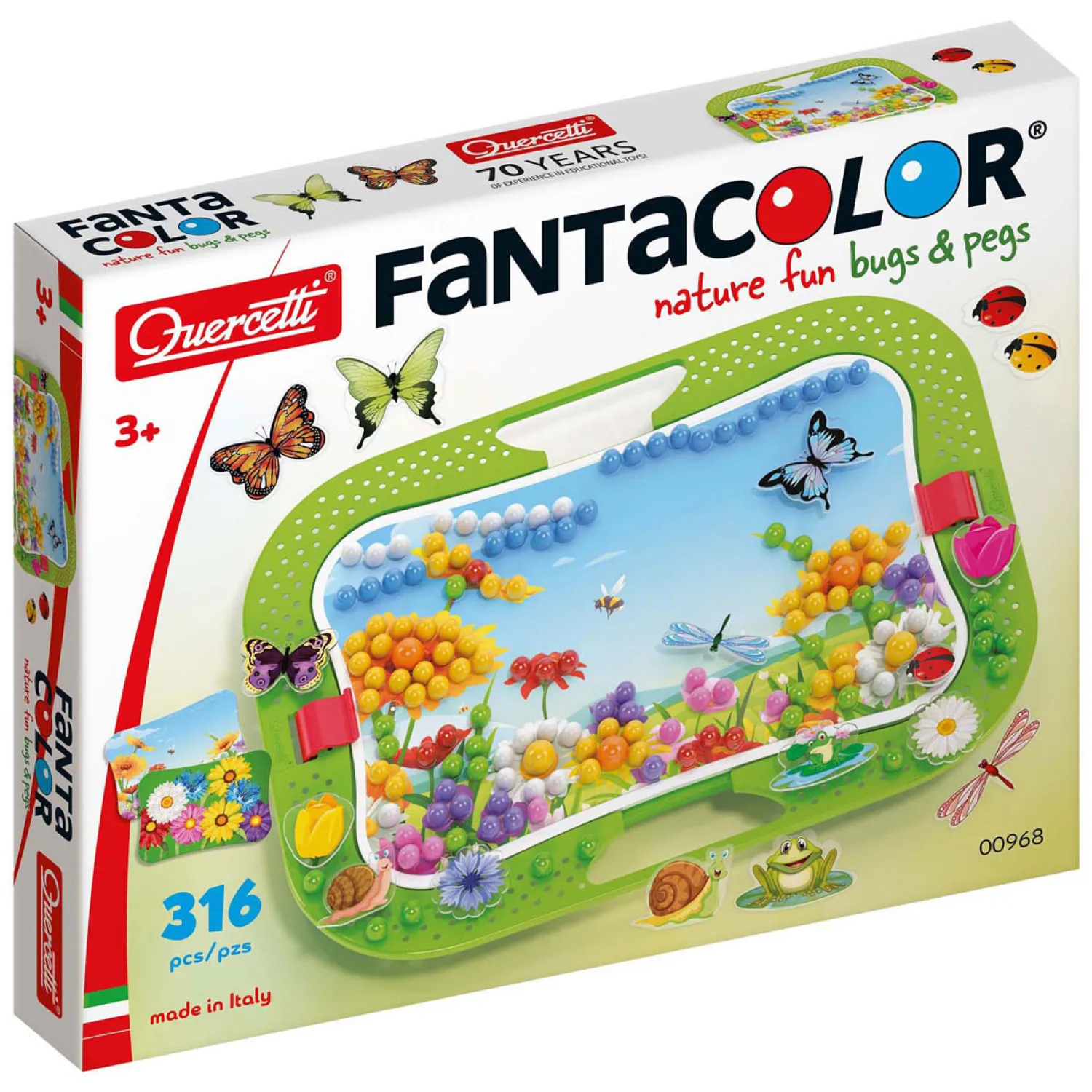 Natuur Plezier Fun en Pegs Insteek Mozaïek, 316dlg.>Quercetti New