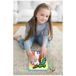 Quercetti Pixel Art Basis Eenhoorn, 880dlg. Hot