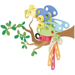 Quercetti Tecno Play Eco Constructie Bouwset, 52dlg.