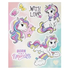 Raamstickers Eenhoorn, 16x21cm><noscript><img width=