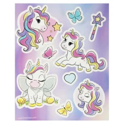 Raamstickers Eenhoorn, 16x21cm><noscript><img width=