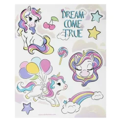 Raamstickers Eenhoorn, 16x21cm><noscript><img width=