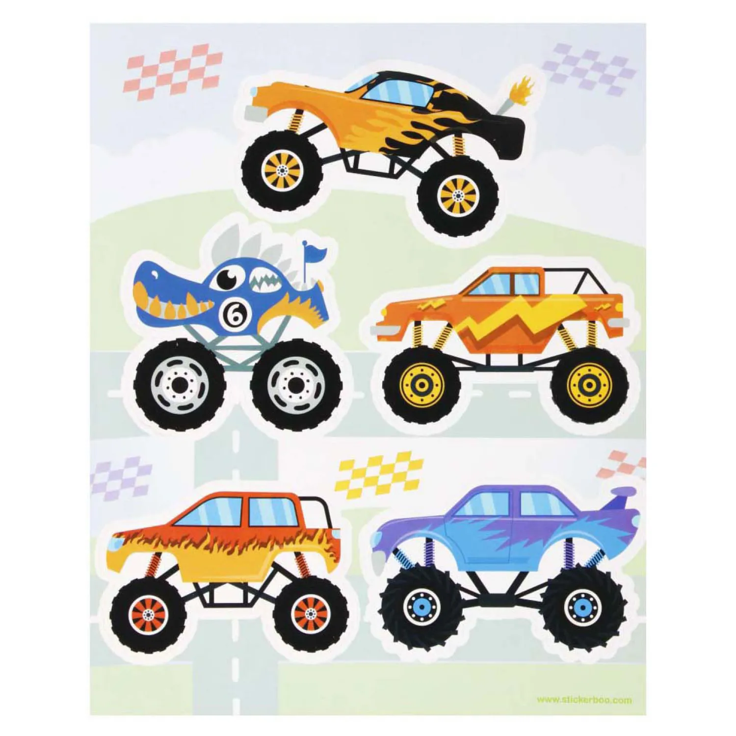 Raamstickers Voertuigen, 16x21cm- Online