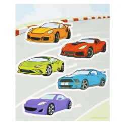 Raamstickers Voertuigen, 16x21cm- Online