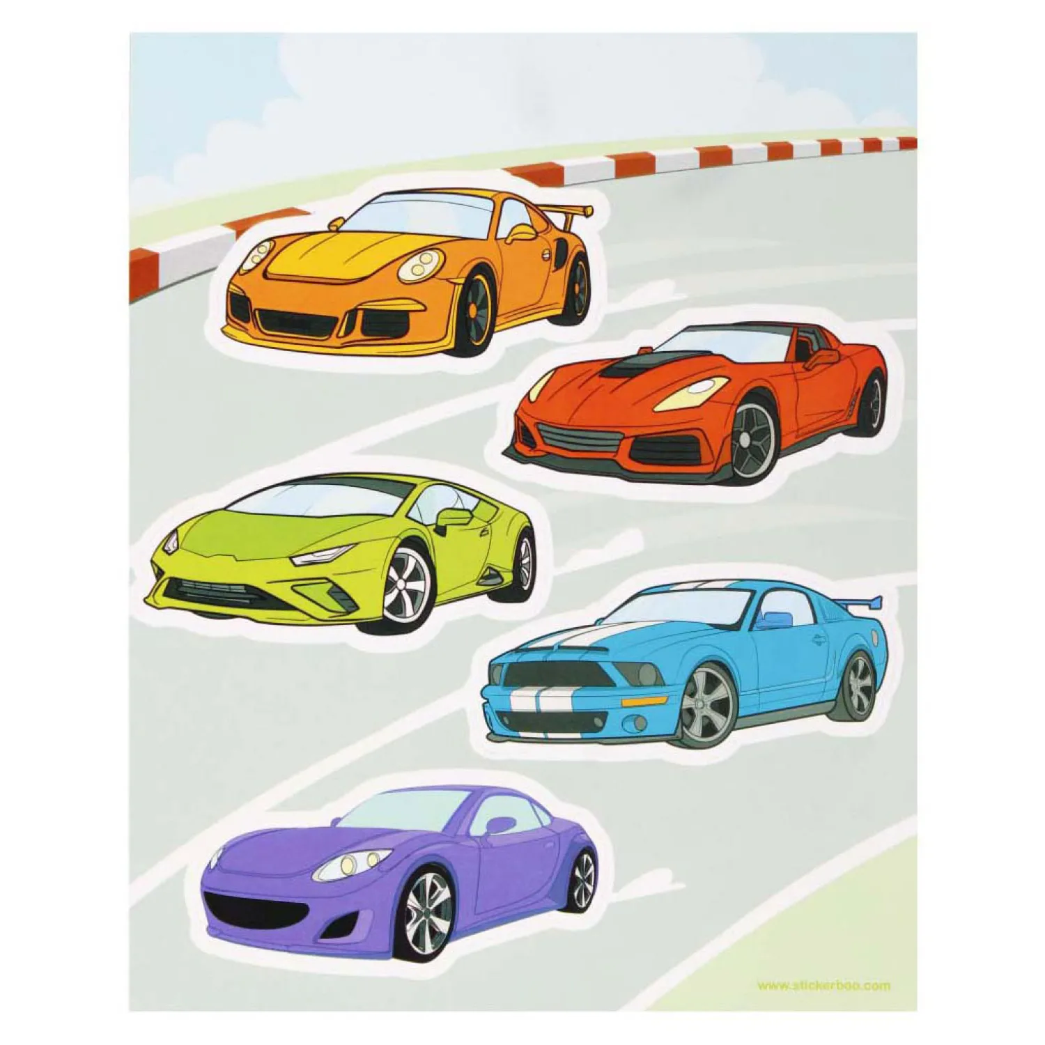 Raamstickers Voertuigen, 16x21cm- Online