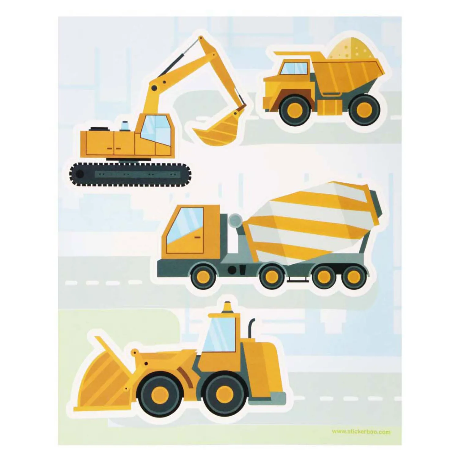 Raamstickers Voertuigen, 16x21cm- Online