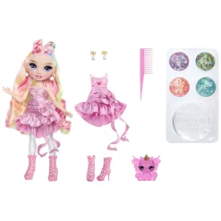 MGA Entertainment Rainbow High Glitters met Slijm Modepop - Bella Sale