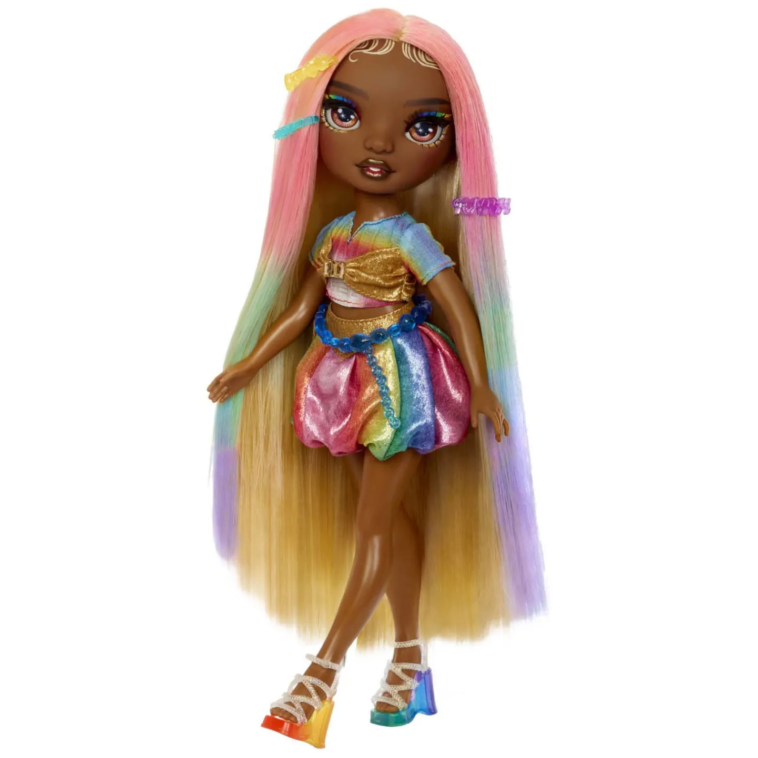 Rainbow High Modepop met Haarkrijt - Meline Goud>MGA Entertainment Clearance