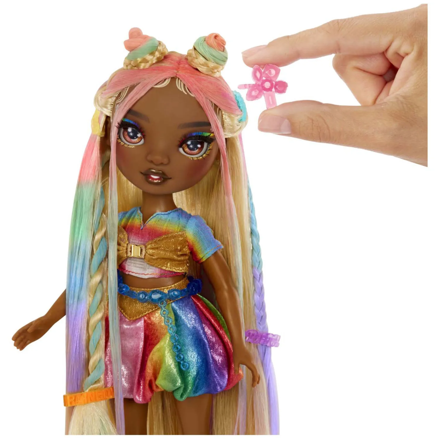 Rainbow High Modepop met Haarkrijt - Meline Goud>MGA Entertainment Clearance