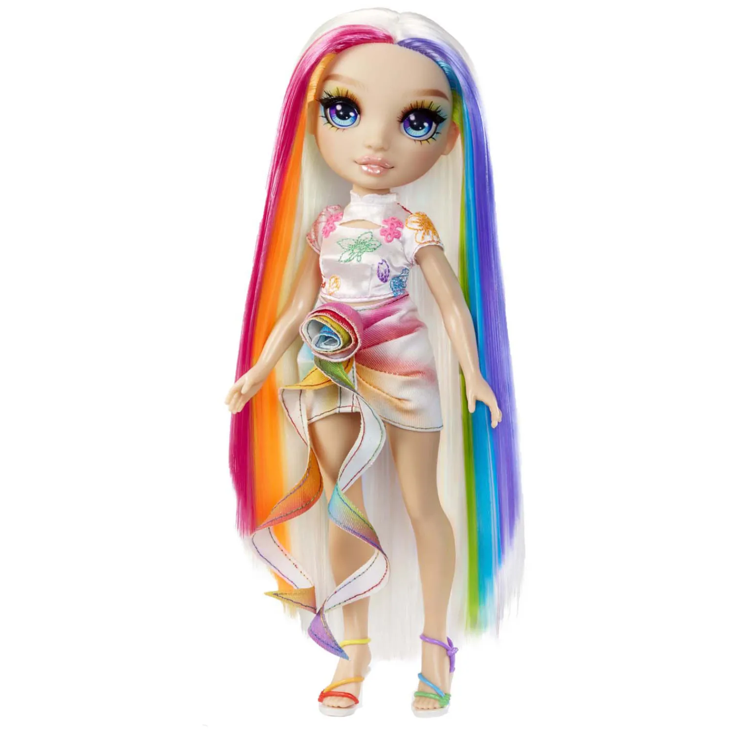 Rainbow High Modepop met Haarkrijt - Amaya Regenboog-MGA Entertainment New