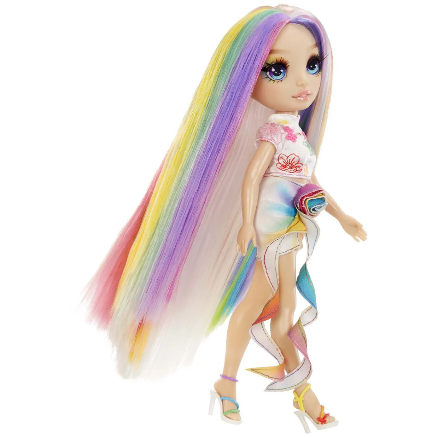 Rainbow High Modepop met Haarkrijt - Amaya Regenboog-MGA Entertainment New