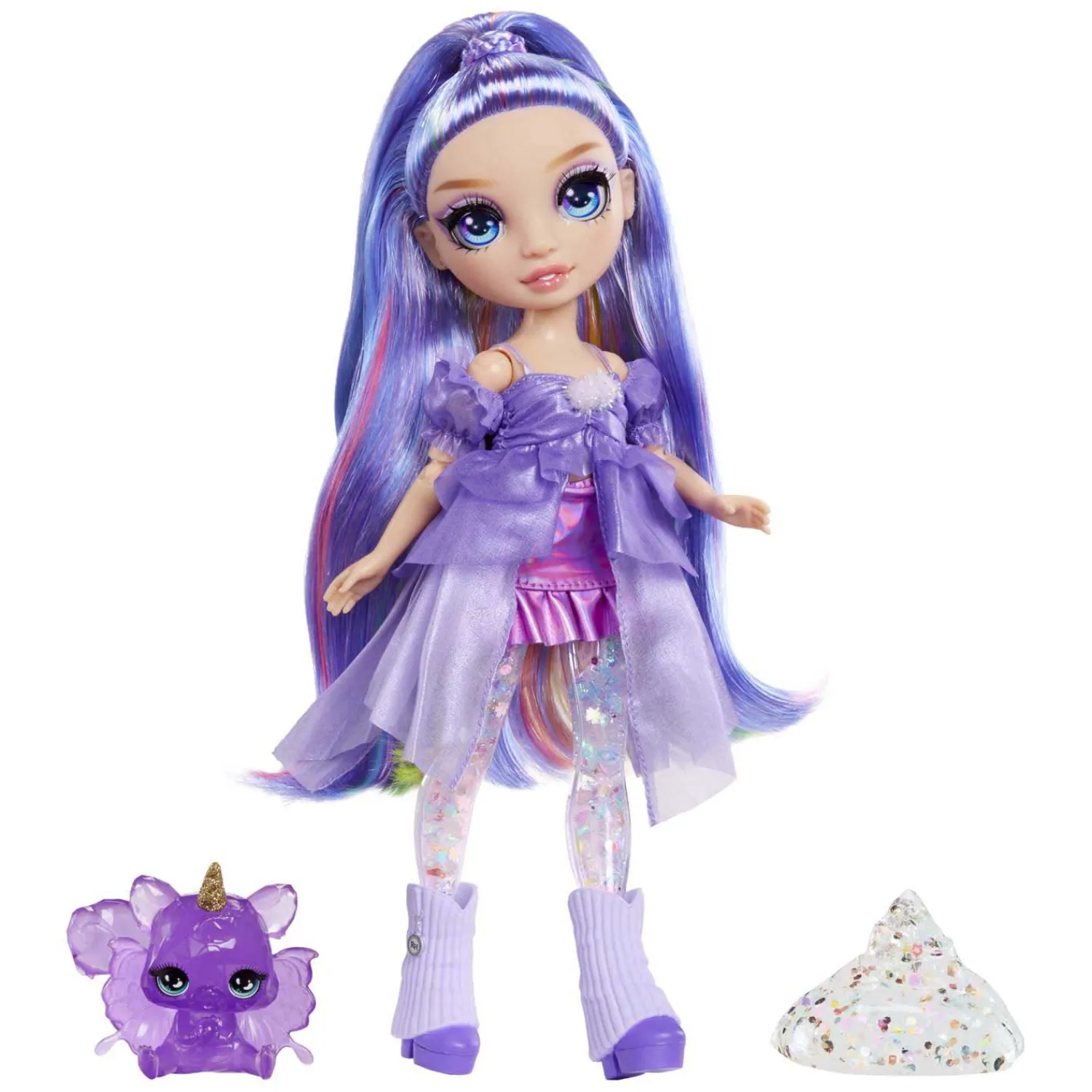 Rainbow High Modepop met Slijm - Violet>MGA Entertainment New