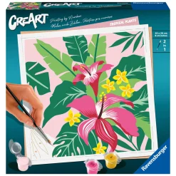 CreArt Schilderen op Nummer - Tropische Planten>Ravensburger