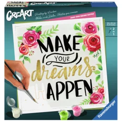 CreArt Schilderen op Nummer - Make Your Dreams Happen>Ravensburger Hot