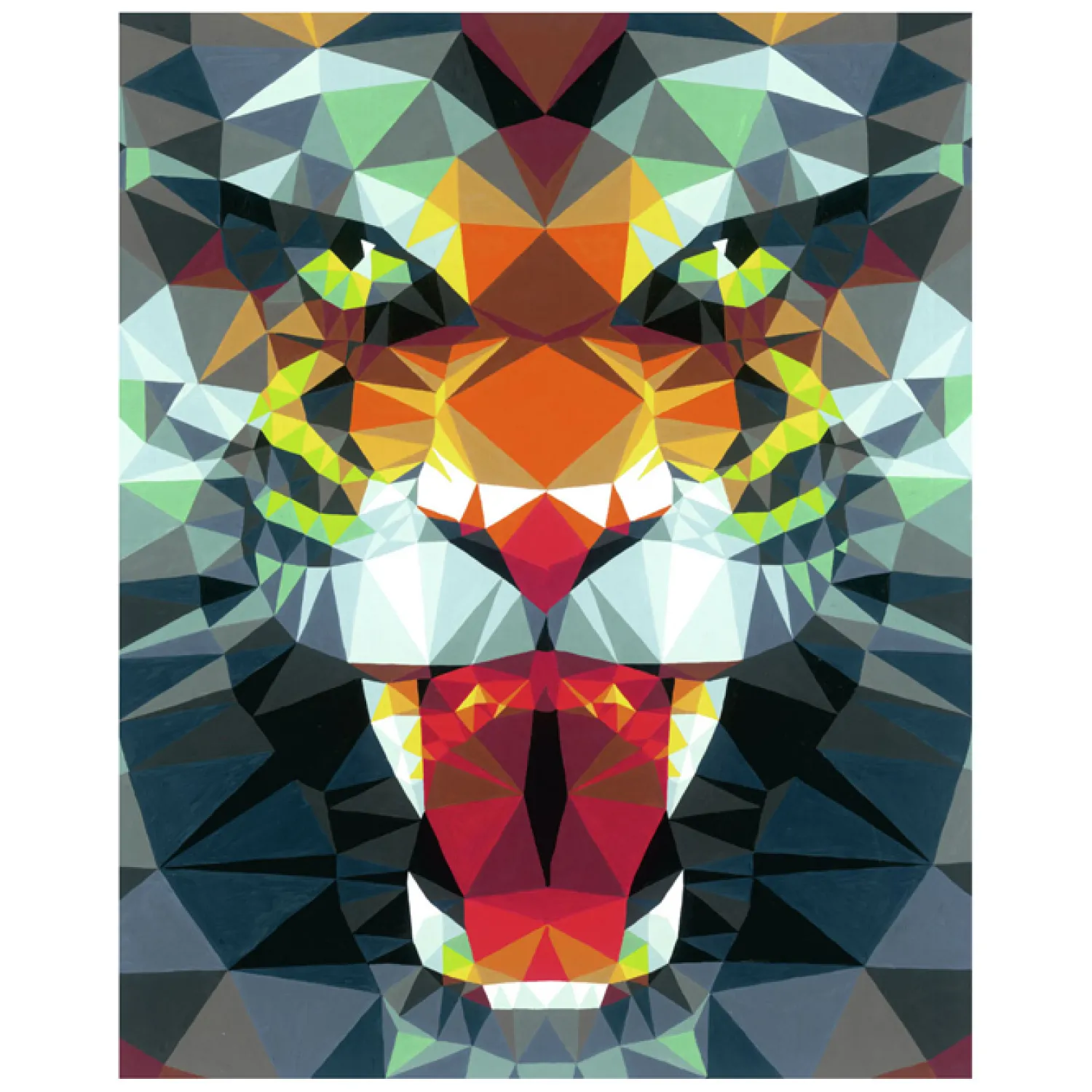 Ravensburger CreArt Schilderen op Nummer - Polygon Tijger New