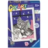 Ravensburger CreArt Schilderen op Nummer - Slaperige Katjes Clearance
