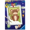 CreArt Schilderen op Nummer - Aap>Ravensburger Outlet